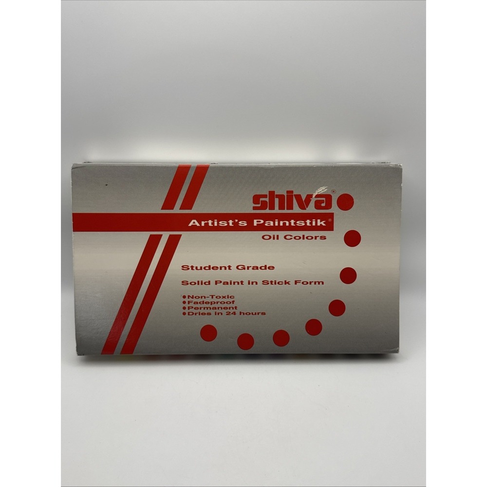 VTG Shiva Artists Paintstik Student Grade Solid Paint Stick Set Factory Sealed